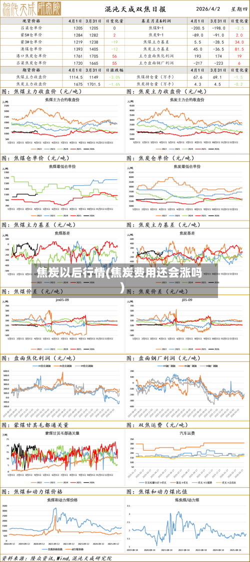 焦炭以后行情(焦炭费用还会涨吗)