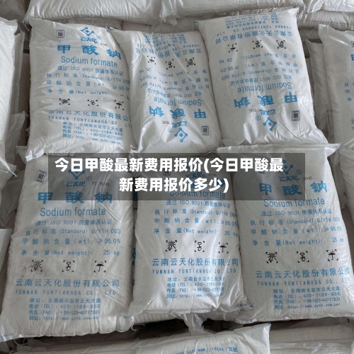 今日甲酸最新费用报价(今日甲酸最新费用报价多少)