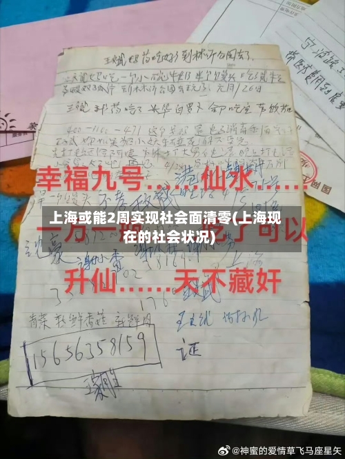 上海或能2周实现社会面清零(上海现在的社会状况)