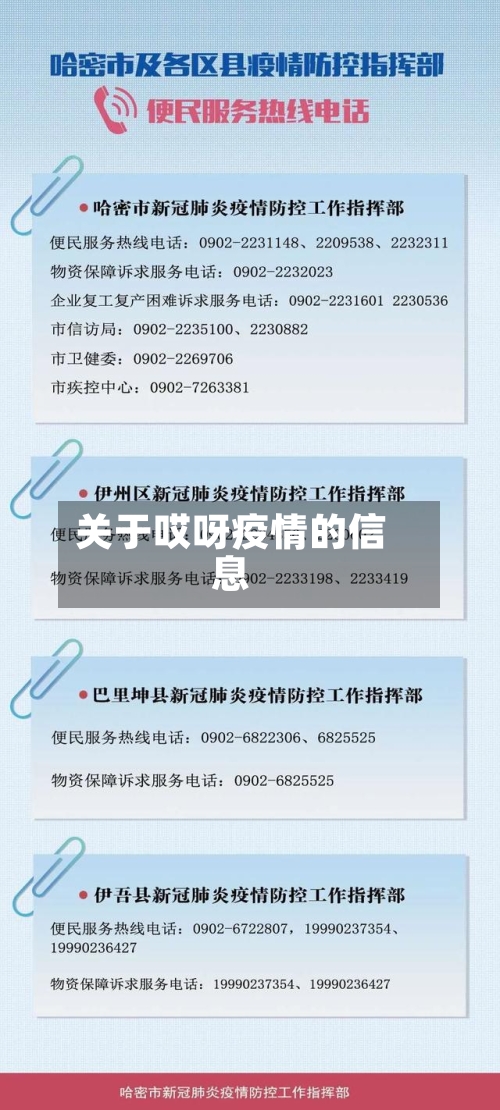 关于哎呀疫情的信息-第1张图片