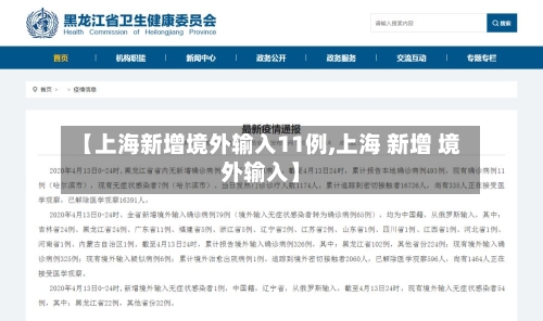 【上海新增境外输入11例,上海 新增 境外输入】