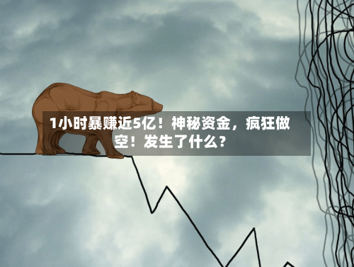 1小时暴赚近5亿！神秘资金，疯狂做空！发生了什么？