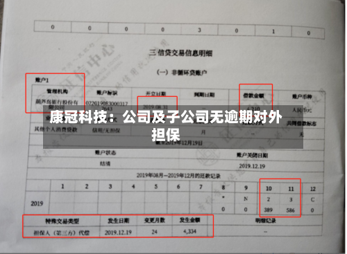 康冠科技：公司及子公司无逾期对外担保