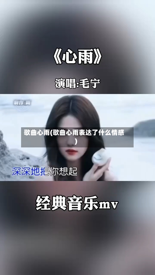歌曲心雨(歌曲心雨表达了什么情感)-第3张图片