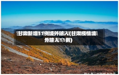 甘肃新增17例境外输入(甘肃疫情境外输入11例)