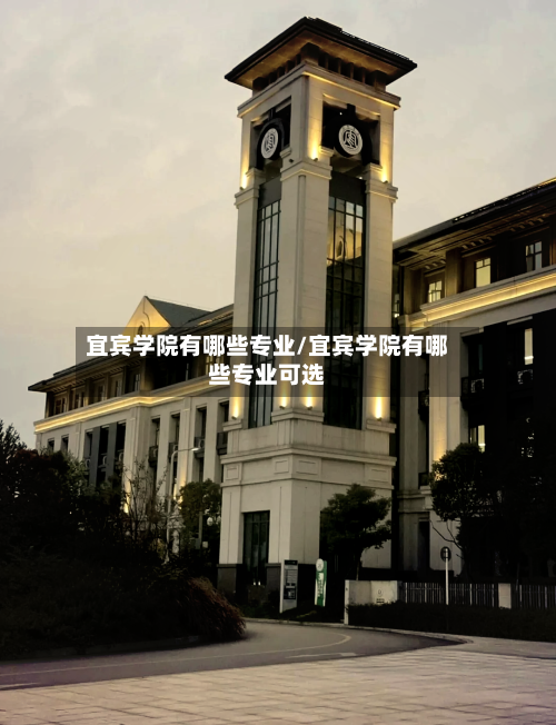 宜宾学院有哪些专业/宜宾学院有哪些专业可选-第3张图片