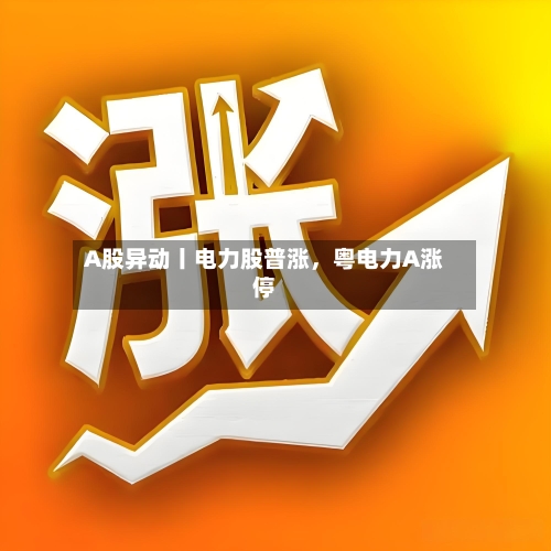 A股异动丨电力股普涨，粤电力A涨停