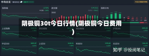 阴极铜30t今日行情(阴极铜今日费用)-第2张图片