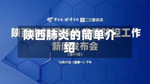 陕西肺炎的简单介绍-第1张图片