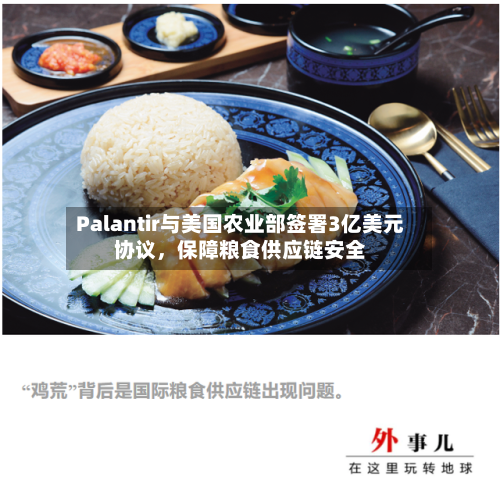 Palantir与美国农业部签署3亿美元协议，保障粮食供应链安全-第2张图片
