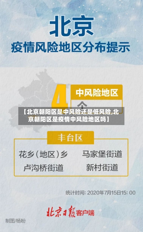 【北京朝阳区是中风险还是低风险,北京朝阳区是疫情中风险地区吗】-第2张图片