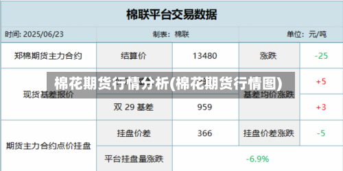 棉花期货行情分析(棉花期货行情图)-第2张图片