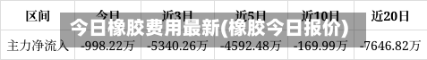 今日橡胶费用最新(橡胶今日报价)-第3张图片