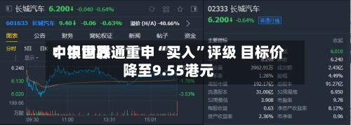 中银世界：中国联通重申“买入	”评级 目标价降至9.55港元-第1张图片