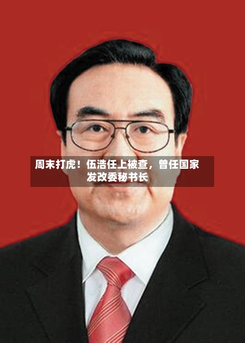 周末打虎！伍浩任上被查	，曾任国家发改委秘书长-第3张图片