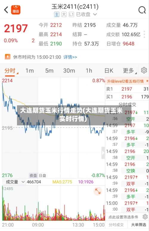 大连期货玉米行情走势(大连期货玉米实时行情)-第3张图片