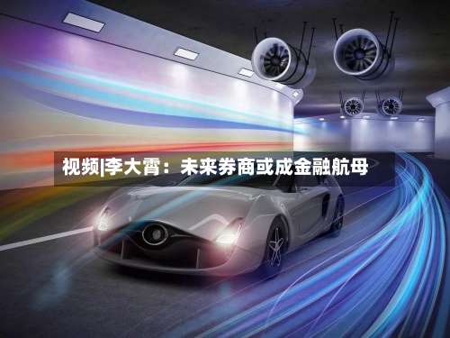 视频|李大霄：未来券商或成金融航母-第1张图片